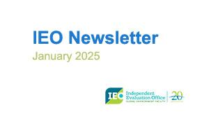 GEF IEO Newsletter January 2025